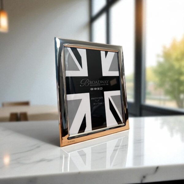 Hallmarked Silver Soho 7"x5" Photo Frame