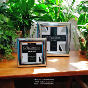 Hallmarked Silver Belfast 3.5"x3.5" Photo Frame